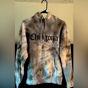 It is great condition, no tears, shrinkage.